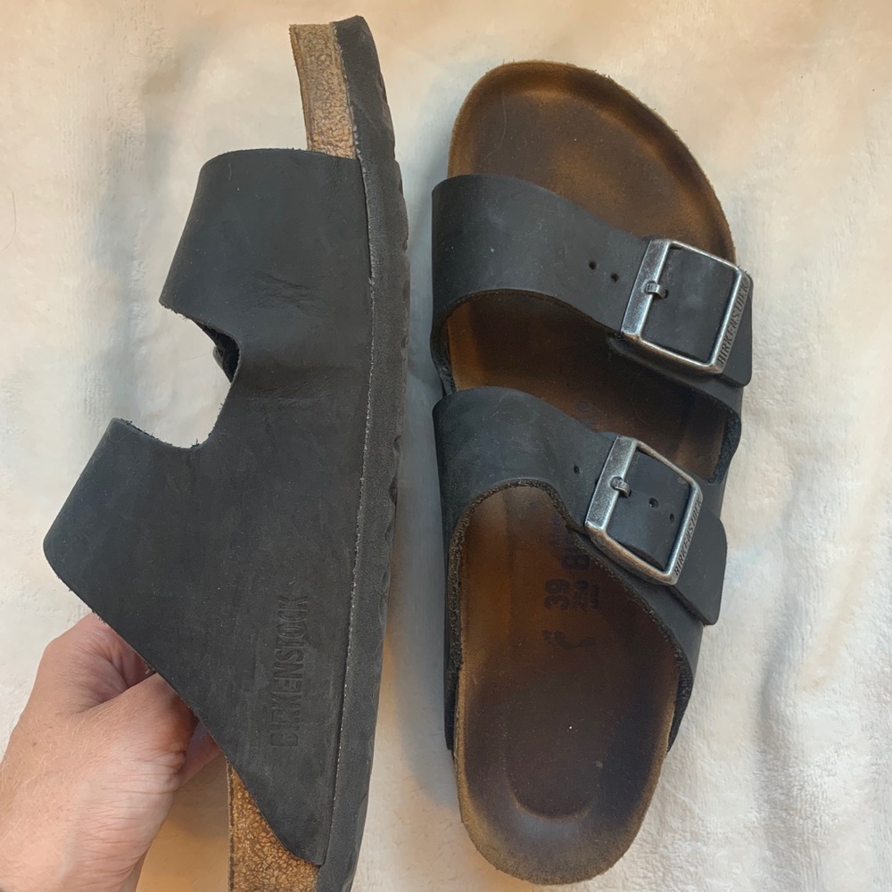 Black Birkenstock Arizona Sandals